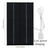 Wholesale Solar Panel 1-14pcs USB Waterproof Outdoor Hiking Camping Portable Battery Mobile Phone Charging Bank Charging Panel