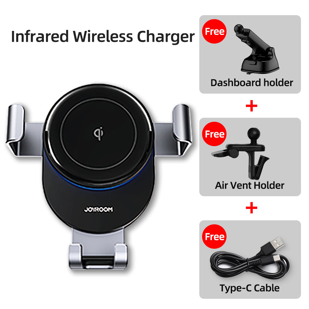 15w car wireless charger bracket