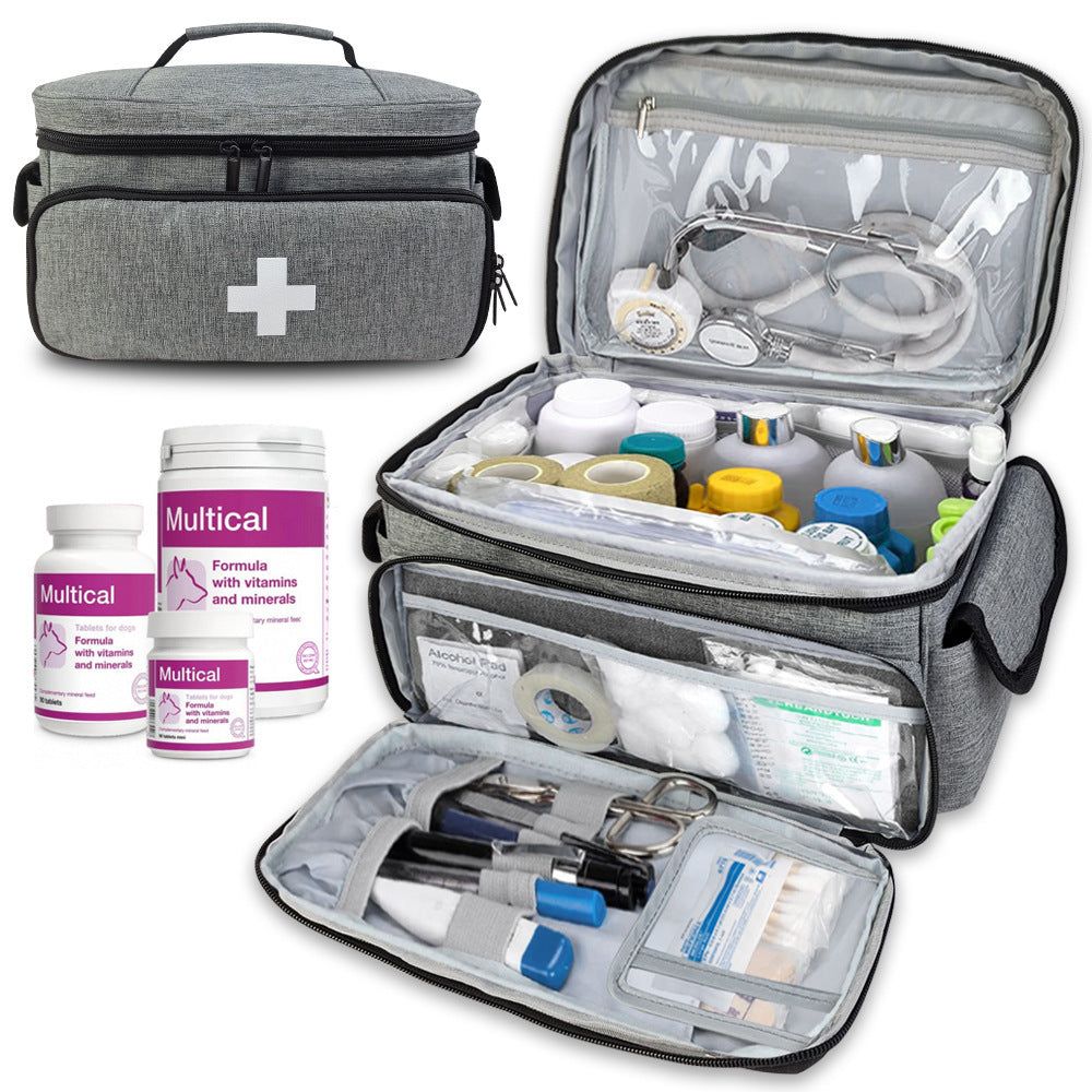 Small Medicine Home First Aid Storage Box Medical Kit