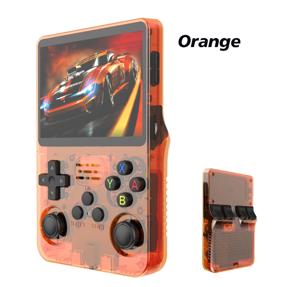 BOYHOM R36S Retro Handheld Video Game Console Linux System 3.5 Inch IPS Screen R35s Pro Portable Pocket Video Player 64GB Games