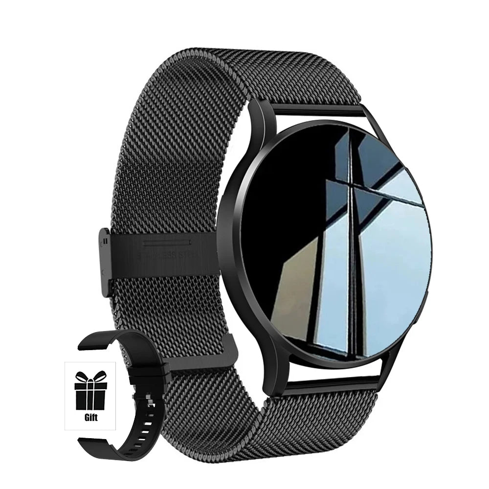 LAXASFIT 2025 New Watch 6 Business Smart Watch Men Bluetooth Call Sleep Health Monitor Fashion Sports Smartwatch for Android IOS