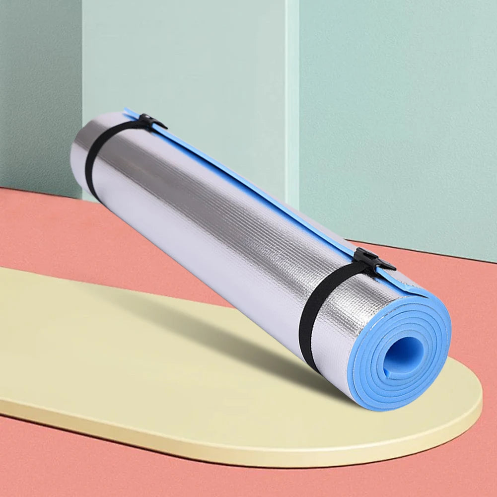 Waterproof Yoga Mat EVA Exercise Pad Thickened Aluminum Membrane Exercise Mat Portable Multifunction for Gym Workout