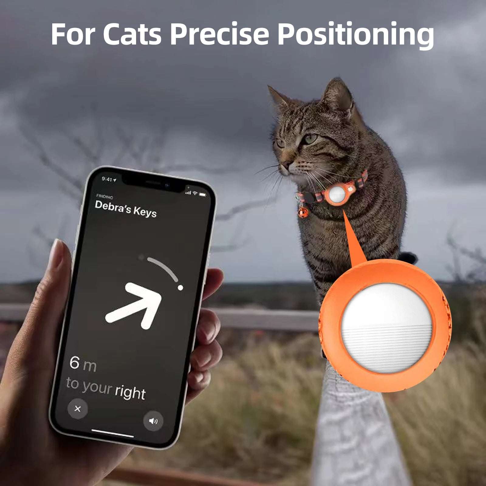 Mini Gps Tracker for Ios System Find My App Airtag Smart Bluetooth Locator Child Finder Bag Anti-Loss Pet Collar with Tracker