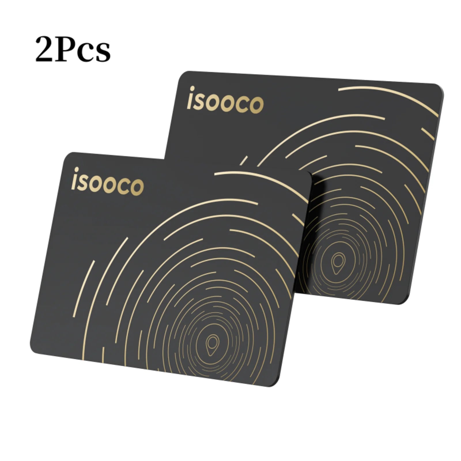 isooco Ultra-thin Wallet Tracker GPS Locator Bluetooth Pairing Find My (IOS Only) Anti-lost Smart Tag Item Finder No Charging