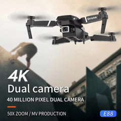 2025 New Professional Wide Angle RC Dron 4K HD Camera  Mode Foldable Helicopter Quadcopter Kid Gift Toys