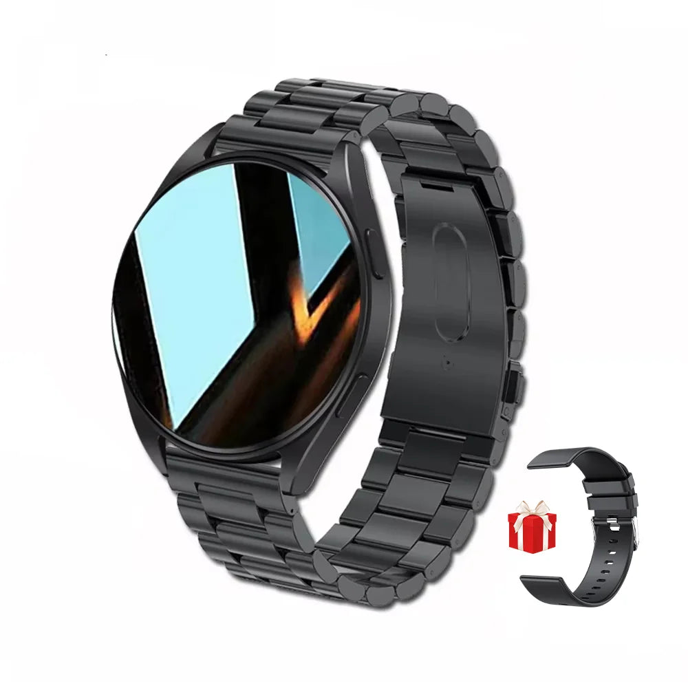 LAXASFIT 2025 New Watch 6 Business Smart Watch Men Bluetooth Call Sleep Health Monitor Fashion Sports Smartwatch for Android IOS