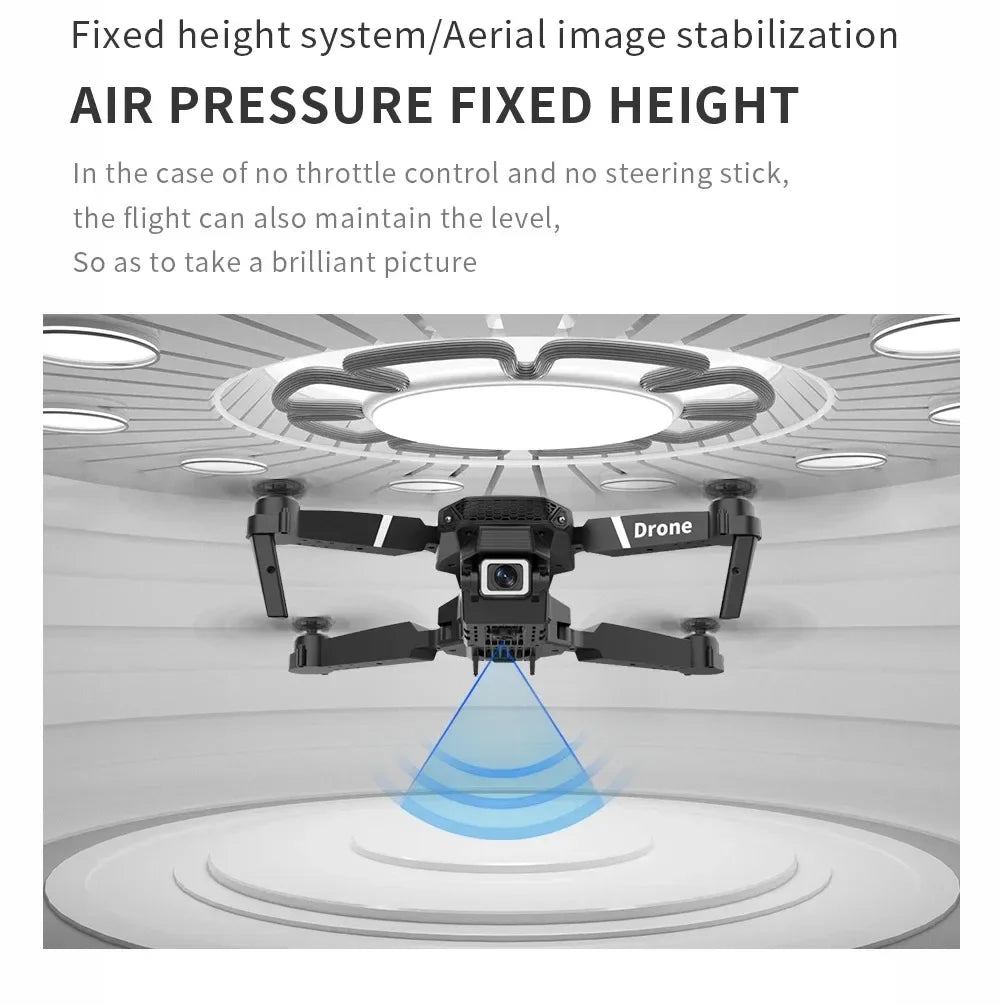 2025 New Professional Wide Angle RC Dron 4K HD Camera  Mode Foldable Helicopter Quadcopter Kid Gift Toys