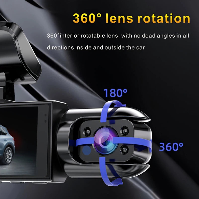 1080P WIFI Dual camera Dash Cam for cars,Front And Inside,car camera with IR Night Vision,Loop Recording,wide angle Car DVR Came