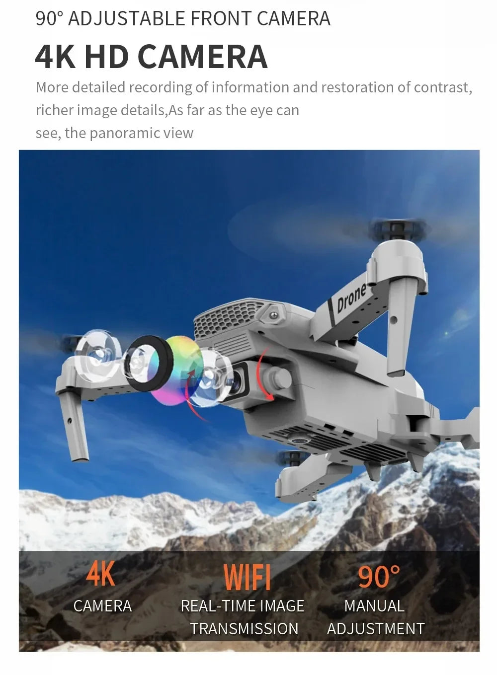 2025 New Professional Wide Angle RC Dron 4K HD Camera  Mode Foldable Helicopter Quadcopter Kid Gift Toys