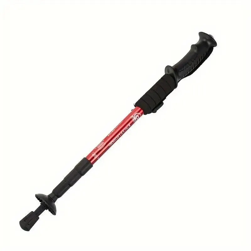 Trekking Poles Shock Absorption Foldable Ultralight Hiking Pole Suitable For Outdoor Camping Mountaineering Backpacking And Trip