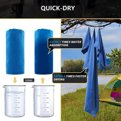 Quick-Dry Sports Towel 40X80/76X152CM Microfiber Running Yoga Gym Fitness Basketball Outdoor Camping Hiking Beach Towels