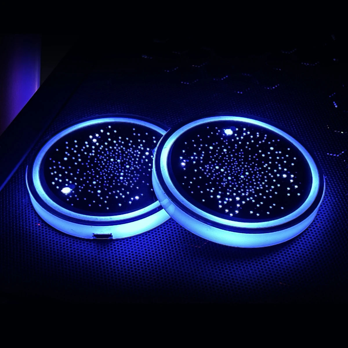 2PCS LED Cup Holder Lights for Car