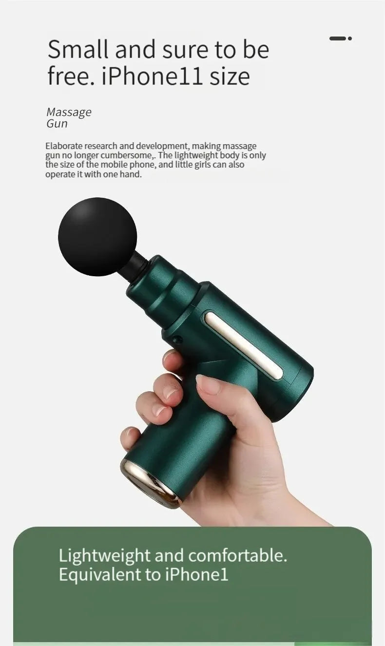 Fascia Gun Muscle Relaxation Massager Electric Vibration Massage Gun Professional Grade Neck Membrane Gun