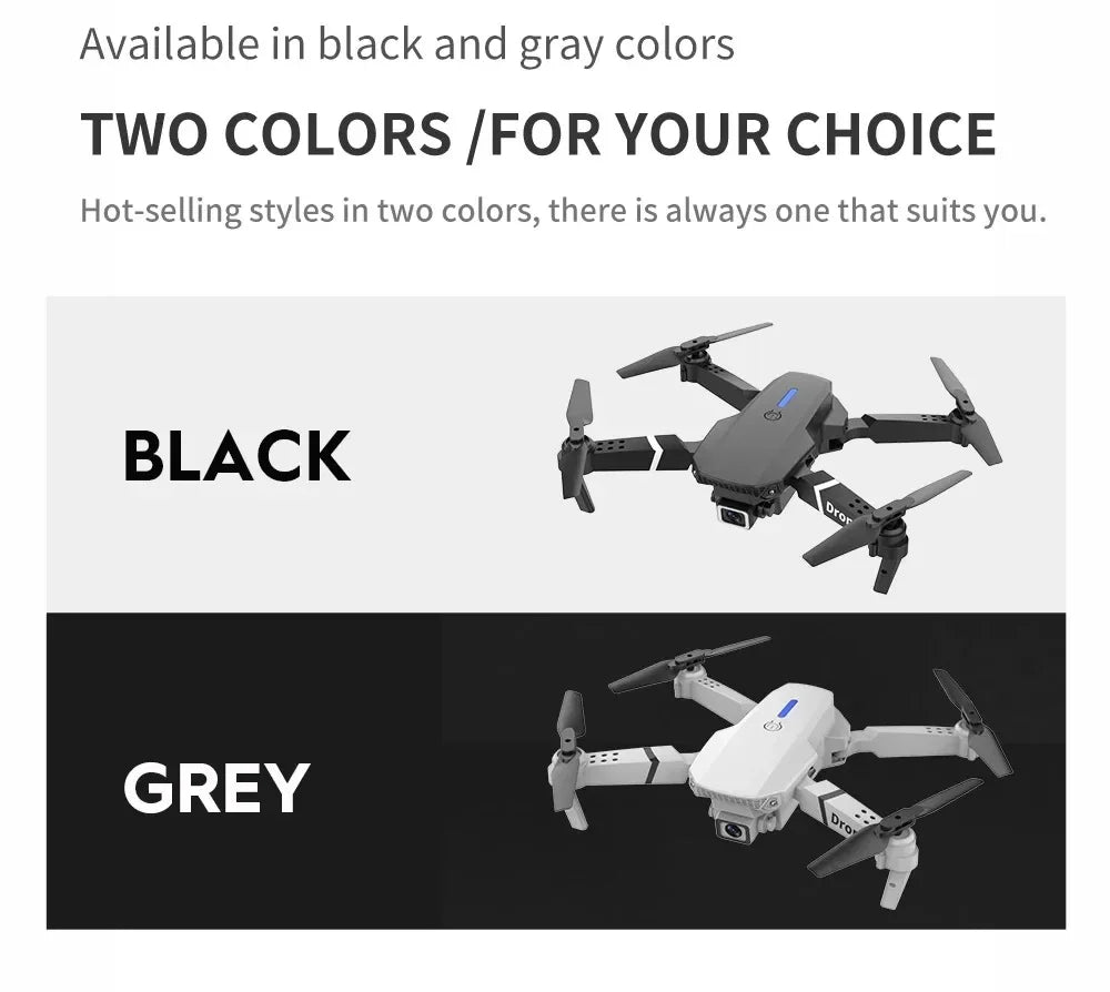 2025 New Professional Wide Angle RC Dron 4K HD Camera  Mode Foldable Helicopter Quadcopter Kid Gift Toys